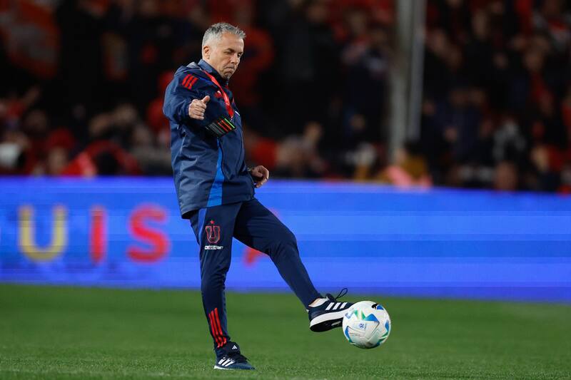 , entrenador de Universidad de Chile. EFE