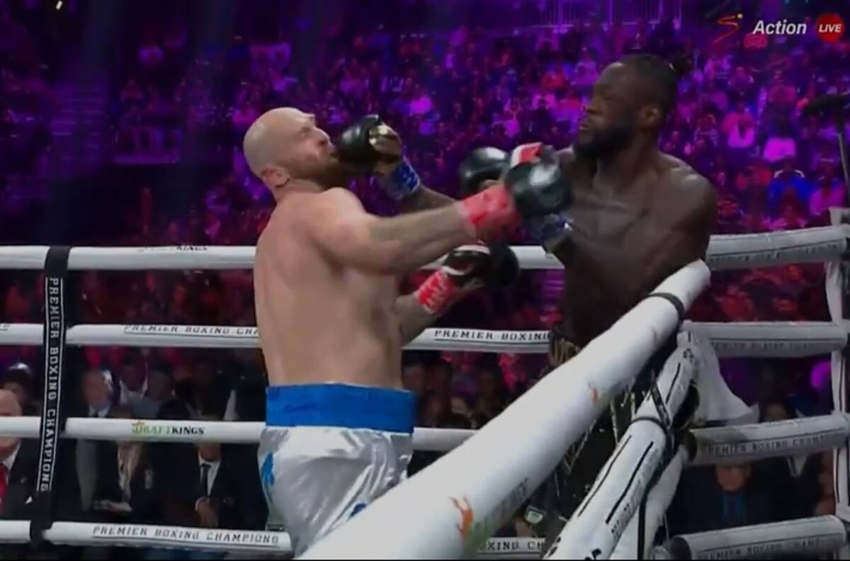 VIDEO | ¡Brutal! El impactante nocaut de Deontay Wilder en su regreso al boxeo