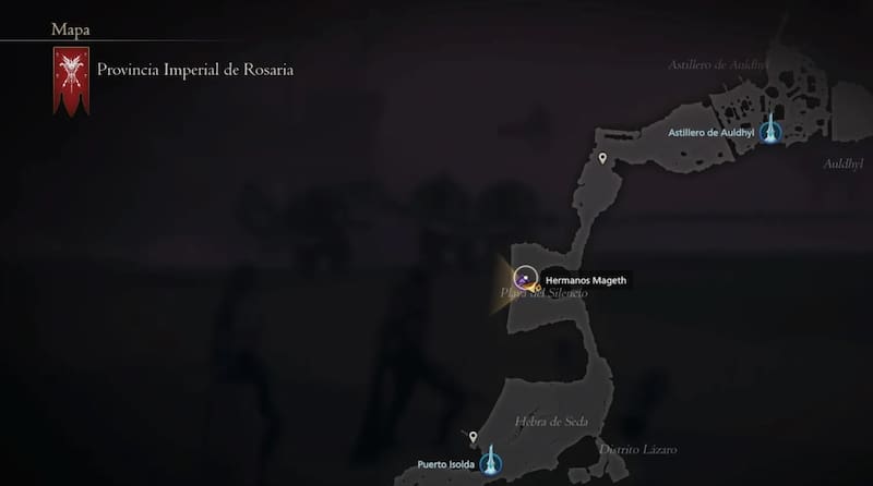 Ubicación Hermanos Mageth. Créditos: Square Enix.