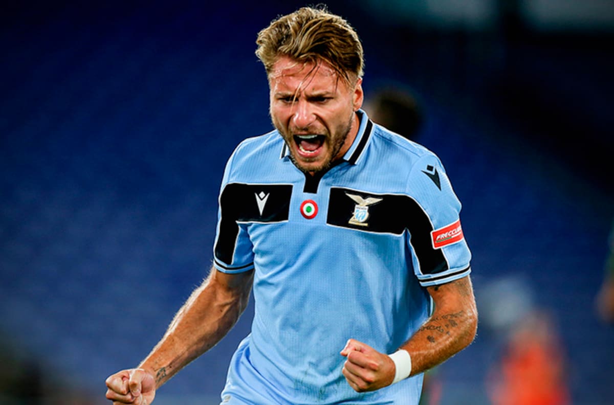 Immobile anota y desplaza a Lewandowski como líder de la Bota de Oro