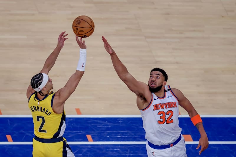 Andrew Nembhard y los Indiana Pacers están siendo mucho para New York. EFE