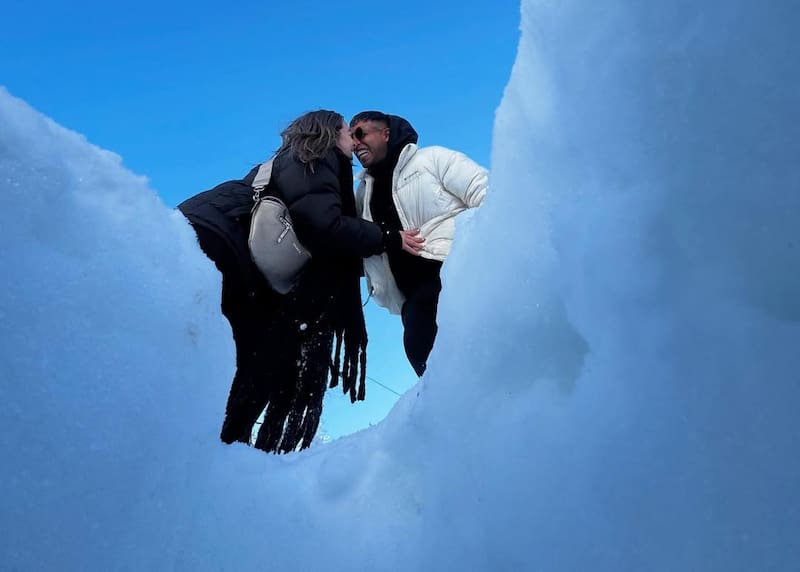 El volante argentino quedó fascinado con las empanadas chilenas. Foto: @antofattori5.