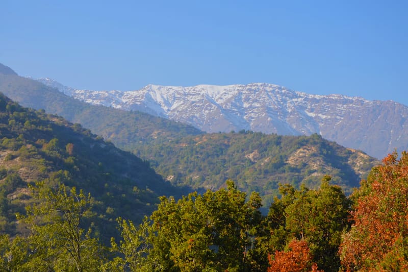 El sitio ofrece uno de los paisajes más hermosos en la Región Metropolitana. Créditos: Conaf.
