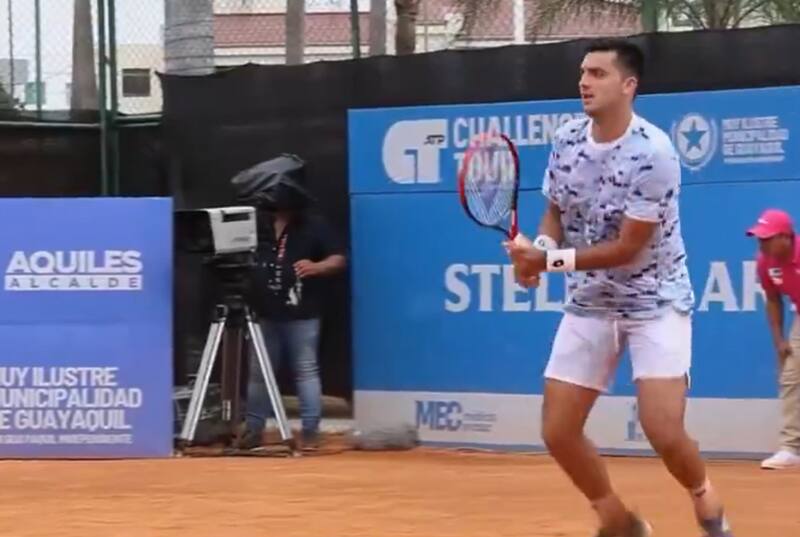 Tomás Barrios cayó en cuartos de final del Challenger de Temuco.