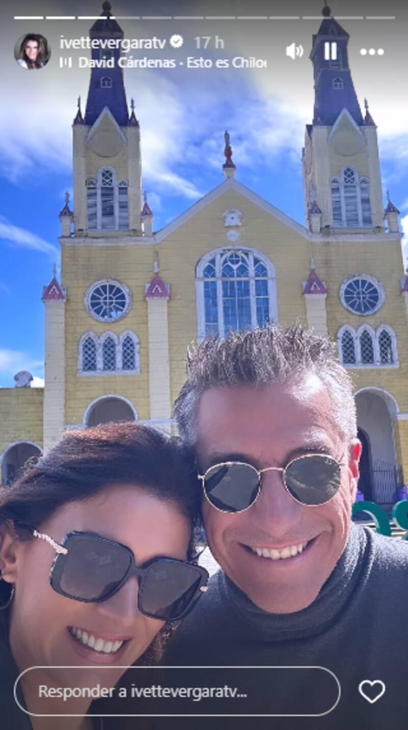 La pareja se encuentra de paseo por el sur de Chile.