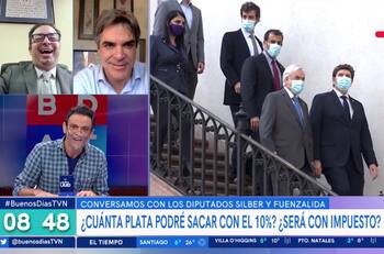 "Pensé que era Allende, oiga. Le faltó el puro bigote": La confusión de Gonzalo Ramírez que desató las risas en el diputado Gabriel Silber en "Buenos días a todos"