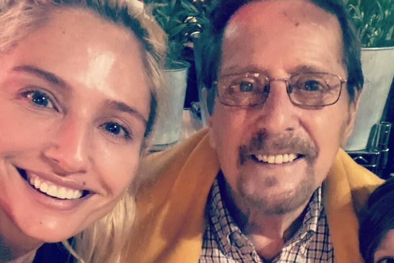 celebró el día del padre con mucha nostalgia.