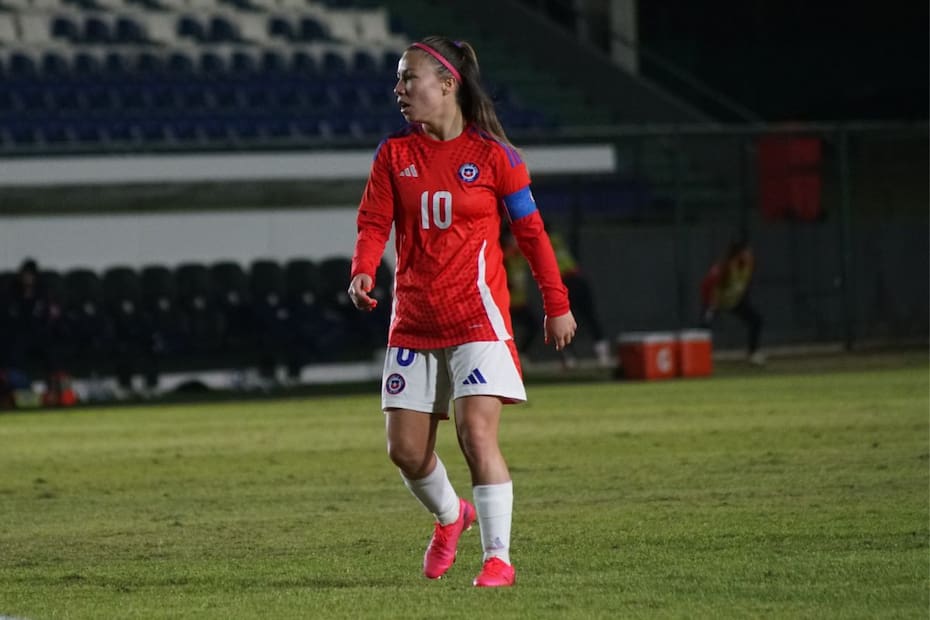 Yanara Aedo llegó a 101 partidos y 18 goles con La Roja. foto: Comunicaciones/FFCh