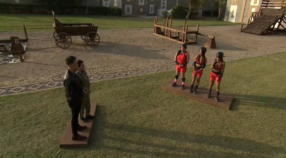 "Tierra Brava" ya tiene las primeras dos participantes que deben enfrentar la eliminación. Foto: Canal 13.