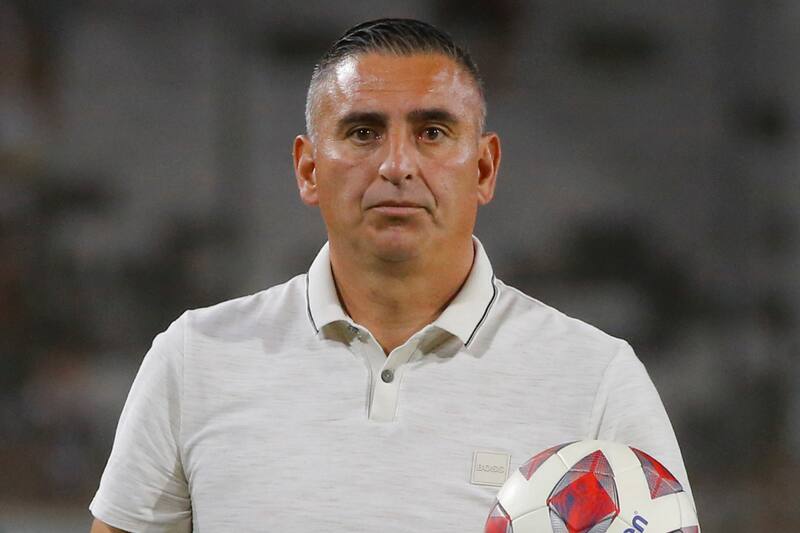 Jaime García se descargó en la conferencia de prensa de este miércoles en Ñublense. Foto: Agencia Aton.