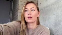 Sharapova publicó su número de teléfono para mantener contacto con seguidores