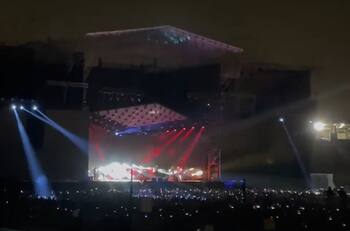 "Gracias Totales" a oscuras: Apagón interrumpió el concierto de Soda Stereo en el Estadio Monumental