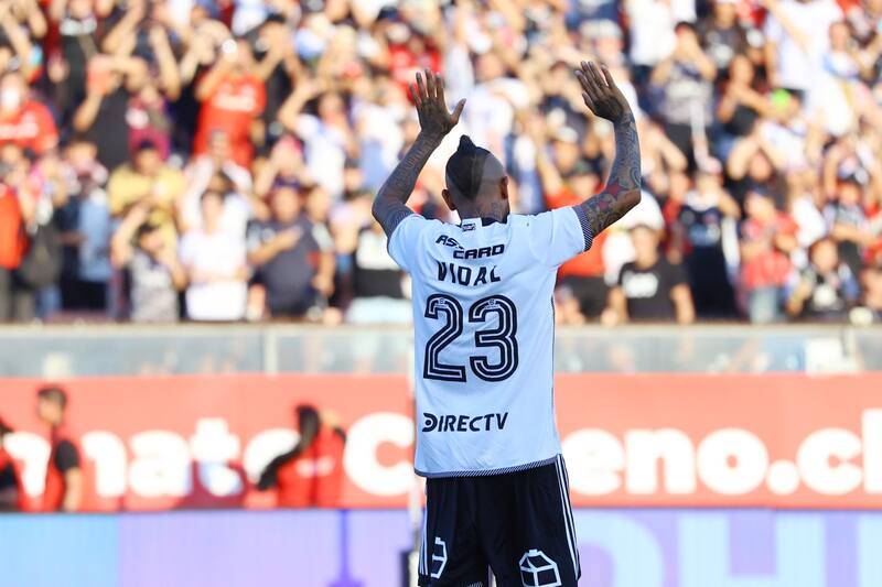 El King recibió la bienvenida de los hinchas de Colo Colo.