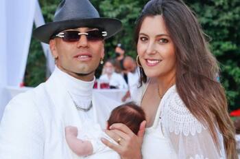 “Nuestro tesoro más grande": Gabriel Peralta y Michelle Jankelevich mostraron por primera vez el rostro de su hija Giselle