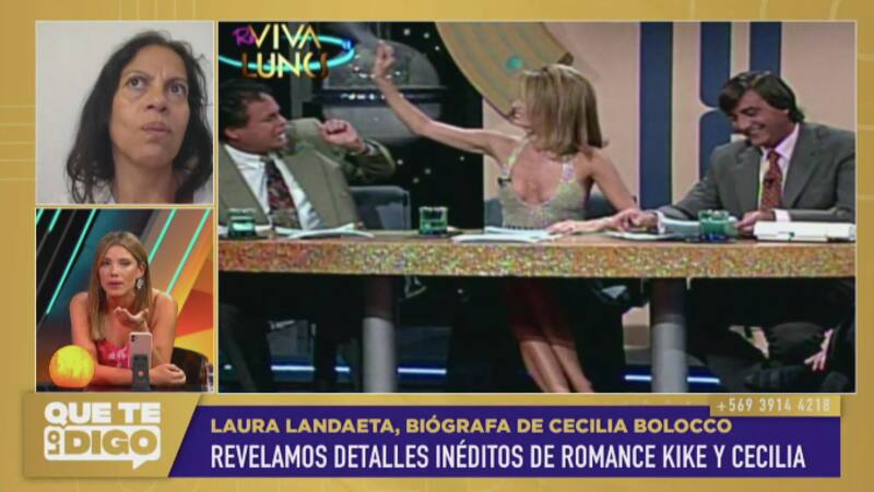 En "Qué te lo digo", Laura Landaeta entregó detalles exclusivos de la relación de Cecilia Bolocco y Kike Morandé.