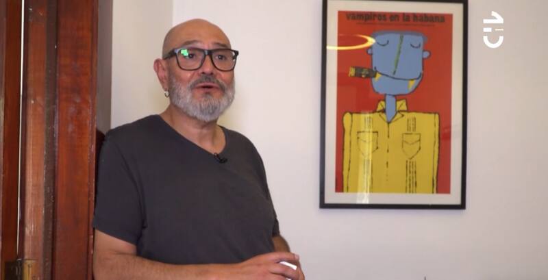 El cuadro que mantiene de "Vampiros en la Habana" / CHV