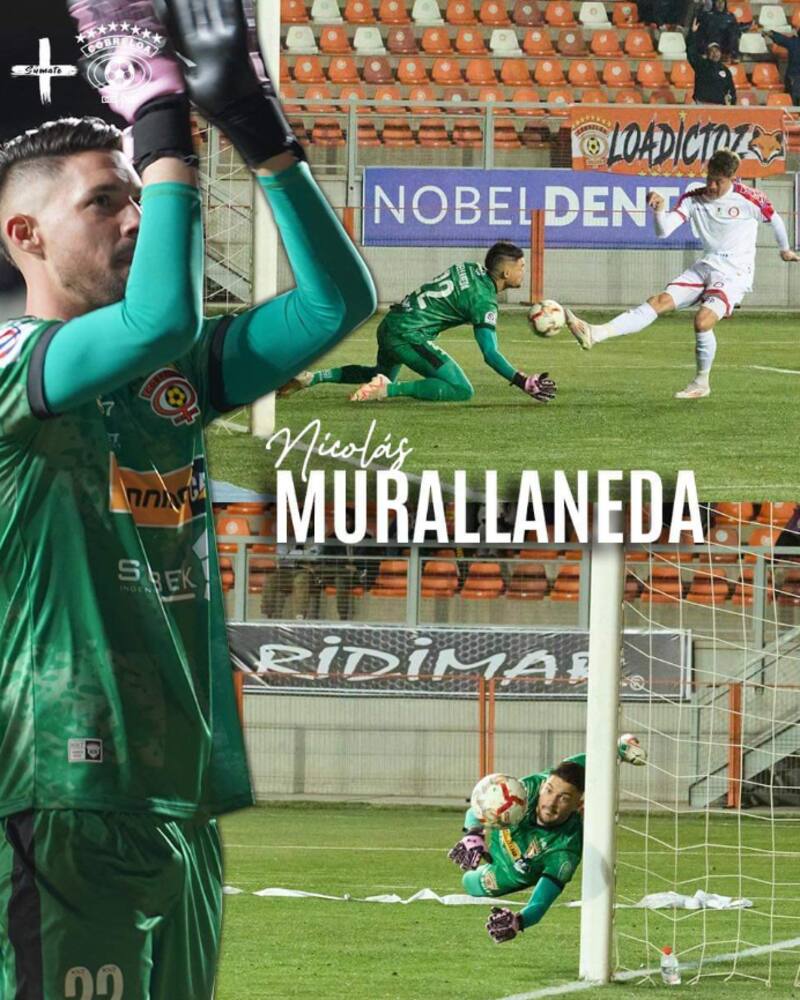 Nicolás Avellaneda fue bautizado como "Murallaneda" en las redes sociales de Cobreloa. (Foto: @Cobreloa_SADP)