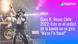 Guns N´ Roses Chile 2022: Este es el setlist de la banda en su gira "We're F'n Back!"