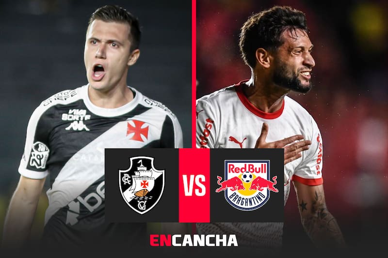 por la fecha 11 del Brasileirao. Foto: Prensa Vasco Da Gama y RB Bragantino.