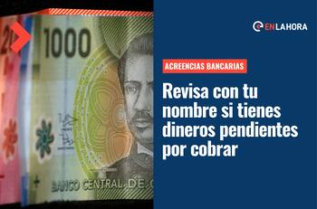Acreencias Bancarias: Revisa solo con tu nombre si tienes dinero pendiente por cobrar
