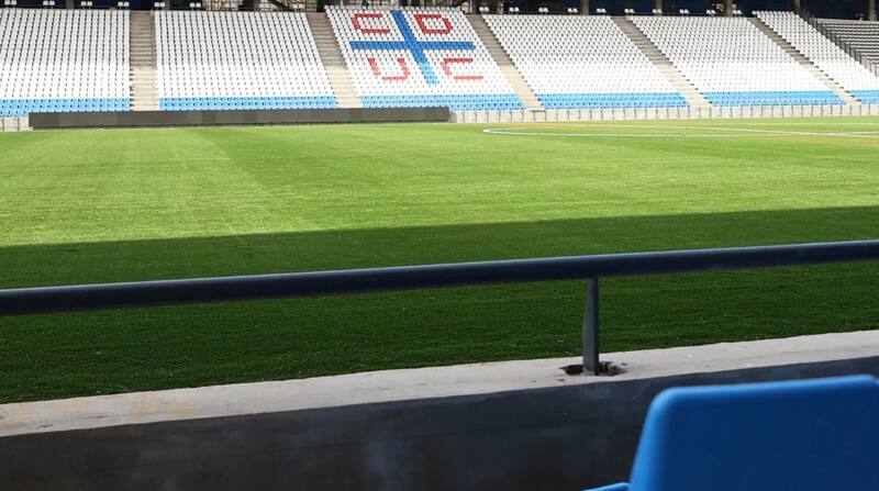 El estadio de la UC no tiene rejas.