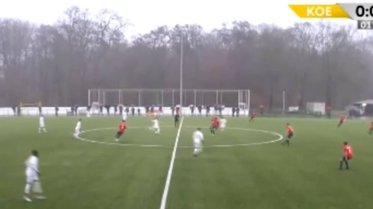 Un golazo a los 5 segundos en las inferiores de Alemania