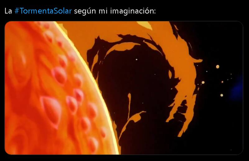 Las referencias captadas ante el fenómeno natural.