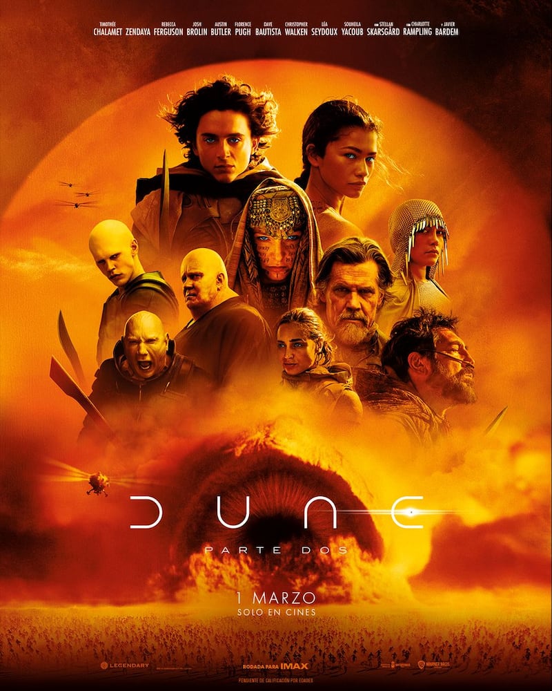 Dune: Parte 2 se estrenó en Estados Unidos el 1 de marzo del 2024.