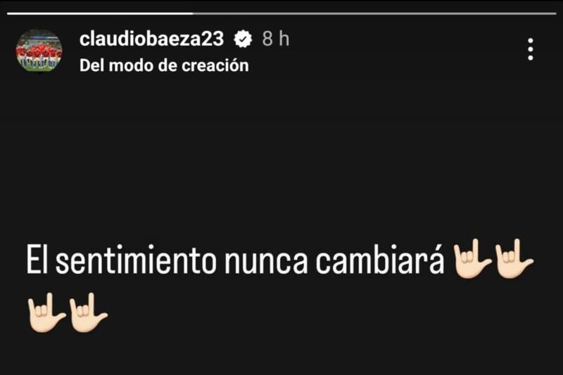 mediante historias de Instagram.