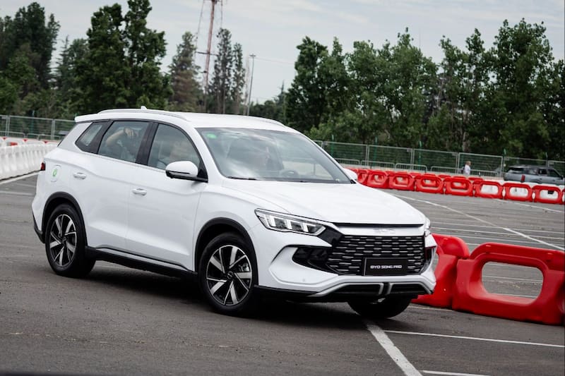 El BYD Song Pro durante los test drive en Experiencia E