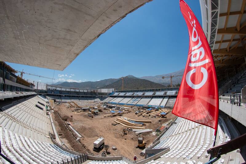 , el nuevo estadio de la UC. Foto: @delrio.fotos.