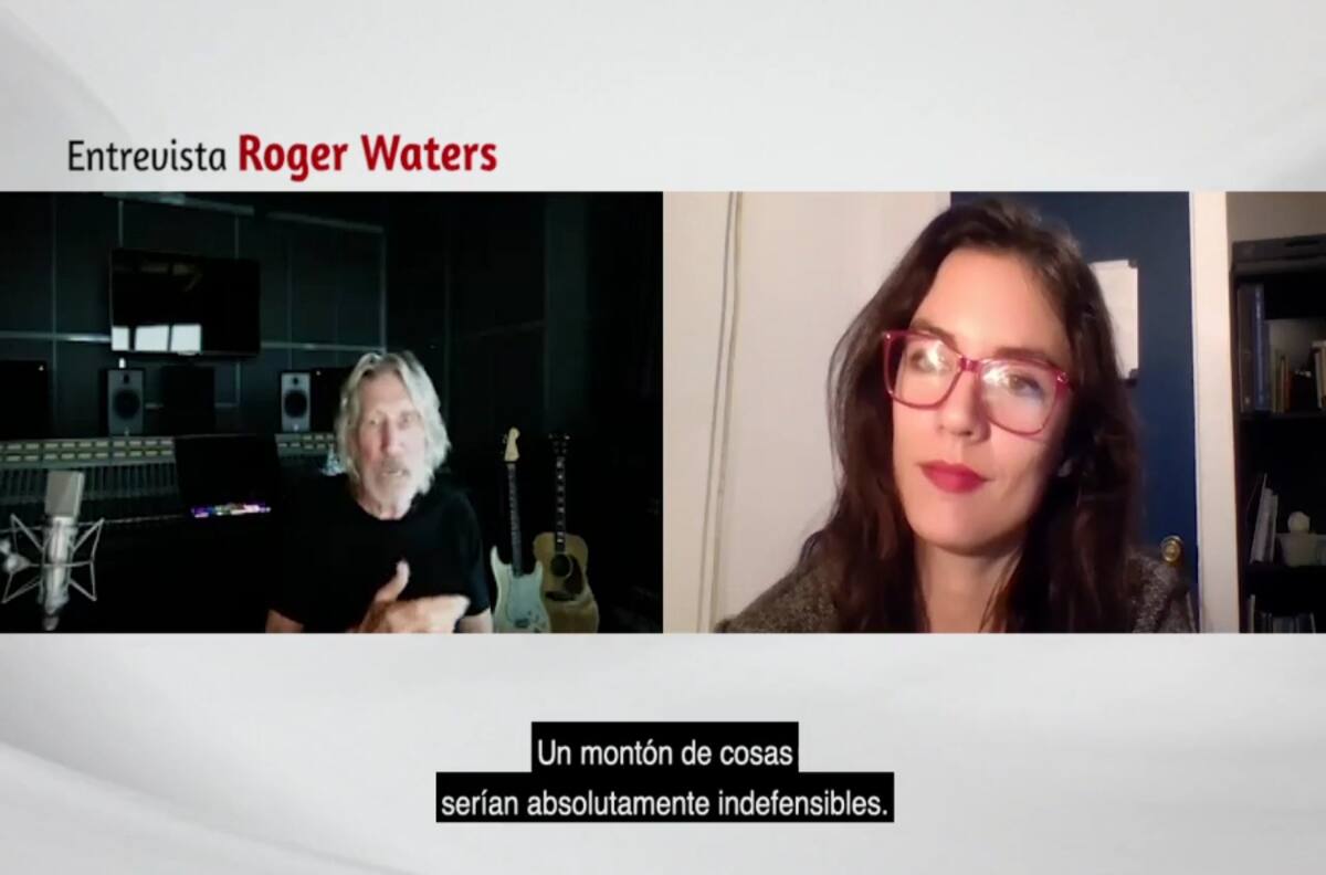 'Piñera es una rata”: La crítica de Roger Waters en entrevista con Camila Vallejos