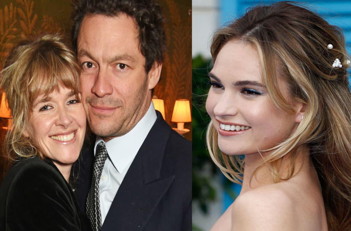 "Nuestro matrimonio es fuerte": Dominic West y su esposa hablaron tras los rumores de infidelidad con Lily James