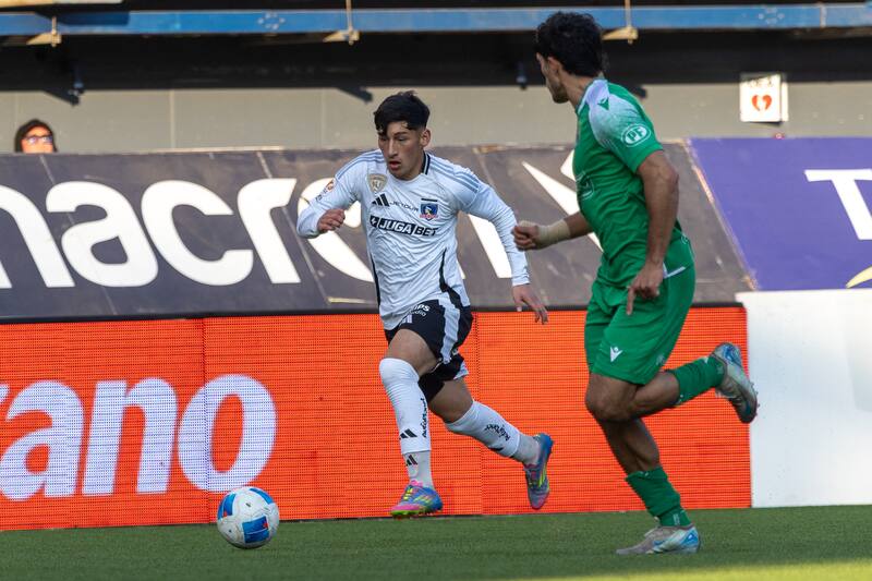 Francisco Marchant en el duelo de Audax Italiano vs Colo Colo por la Liga de Primera 2025. Foto: Felipe Escobedo