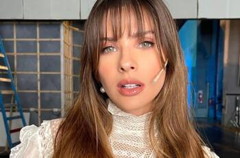 Posaron abrazados: China Suárez disfrutó del triunfo de la selección argentina junto a su pareja, el cantante Rusherking