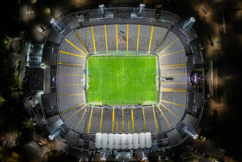 El reducido aforo que tendrá Colo Colo para jugar ante Coquimbo Unido. Foto: Aton.