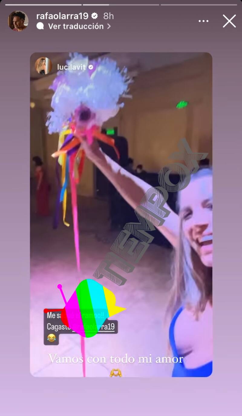 Lucila Vit en sus historias / Créditos: Instagram