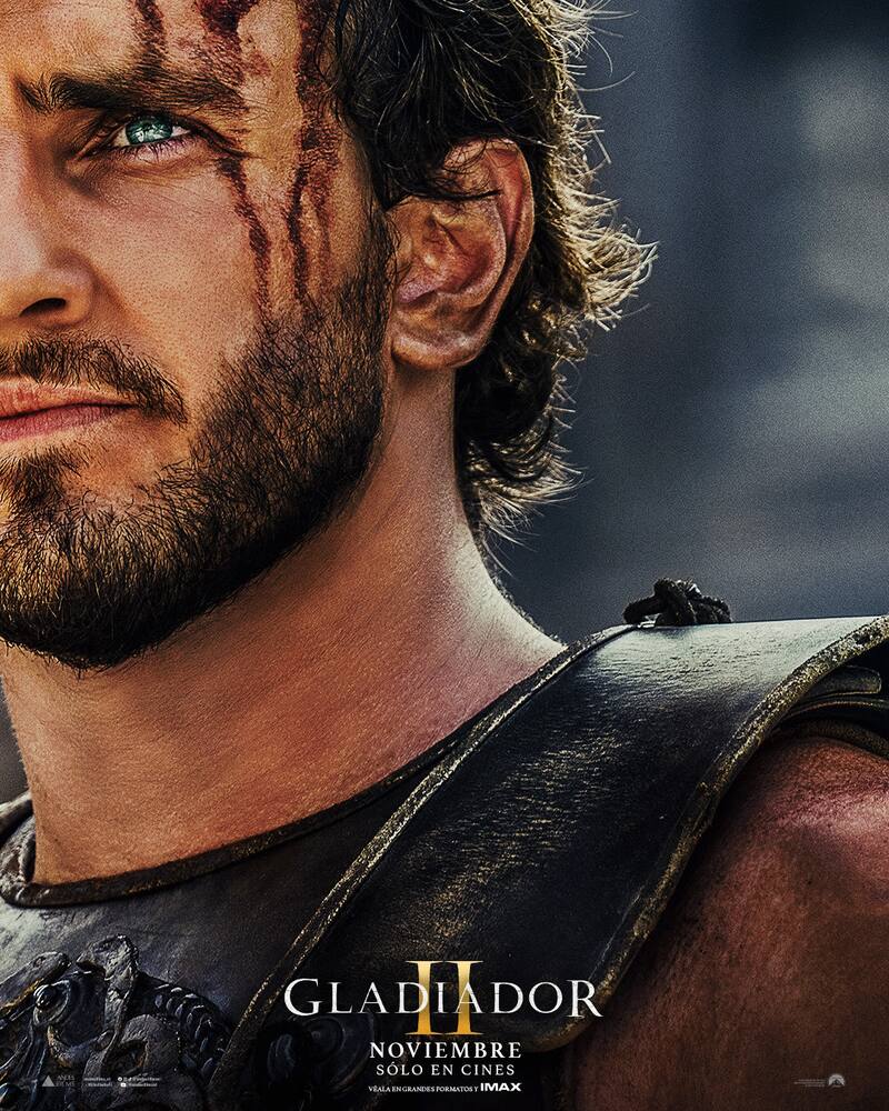Paul Mescal es uno de los protagonistas de "Gladiador 2".