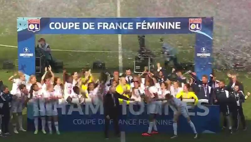 El Lyon venció por 2-1 al PSG y se quedan con el título de la Coupe de France