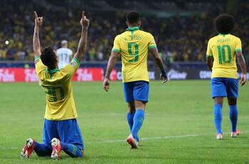 Brasil derrotó a Argentina Con muy poco y es finalista de Copa América
