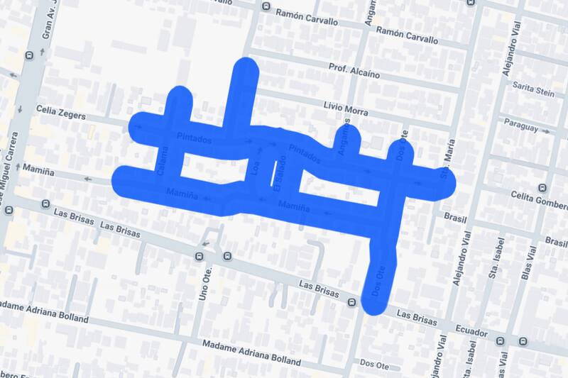 La comuna también será parte de los cortes de luz programados por la compañía de este lunes. Créditos: Enel.