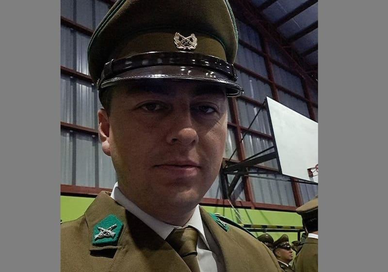 El uniformado fue dado de baja inmediatamente tras ser detenido según Carabineros.