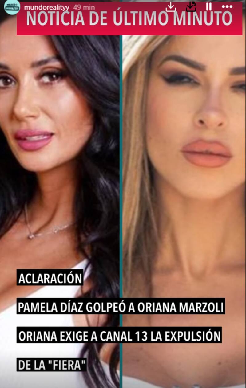 Pamela Díaz y Oriana Marzoli a los golpes en "Ganar o Servir"