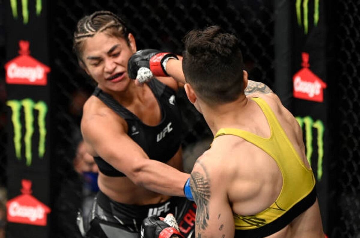 VIDEO: Jessica Andrade pasó por encima de Cinthya Calvillo con notable KO en la UFC 266
