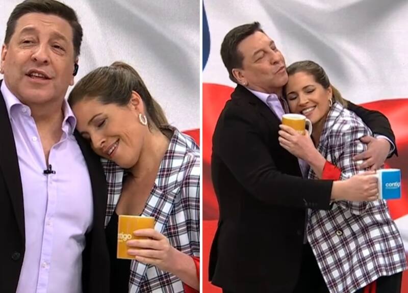 regaloneó a Montserrat Álvarez. Créditos: Pantallazo CHV