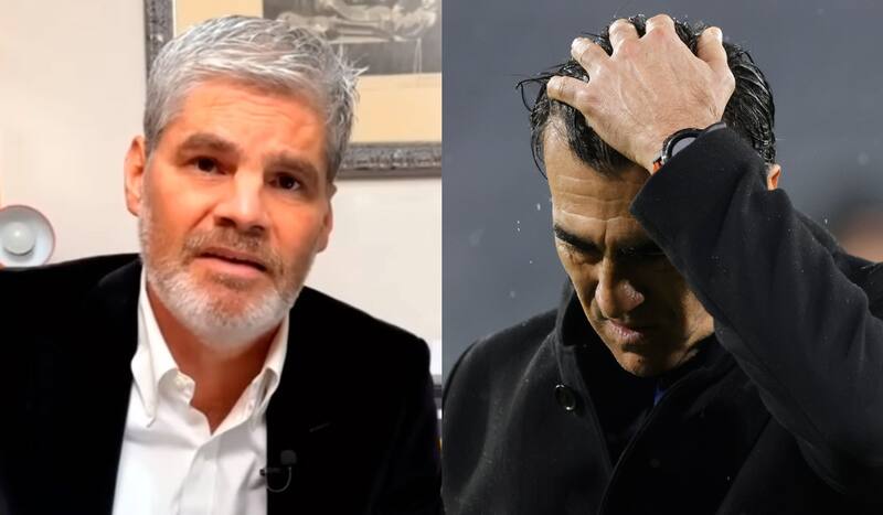 El periodista se fue con todo contra Gustavo Quinteros.