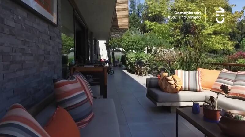 Parte de la terraza de su casa / CHV