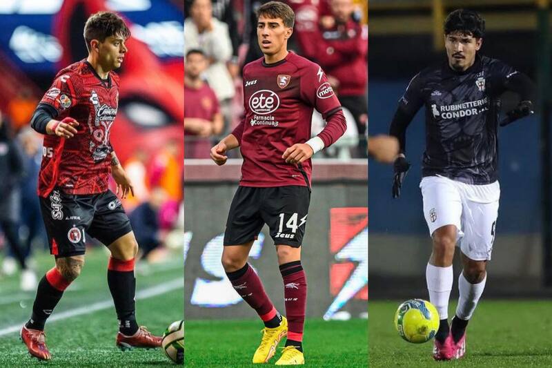 Joaquín Montecinos, Diego Valencia y Luis Rojas son ejemplo de los chilenos que podrían ser repatriados. (Fotos: Instagram)