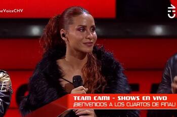 Cami emocionó con sus palabras en "The Voice Chile" luego de presentarse con su canción "Aquí Estoy"