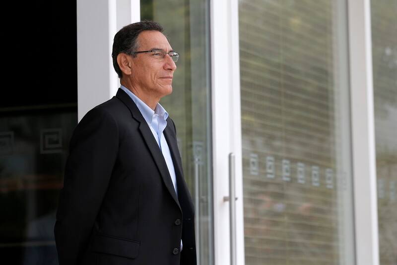 Paracas, Peru 10 de octubre 2019
S.E. el Presidente de la Repblica, Sebastin Piera, junto al Mandatario peruano, Martn Vizcarra, antes de la inauguracin del Encuentro Presidencial y III Gabinete Binacional Per-Chile.
Javier Torres/Aton Chile